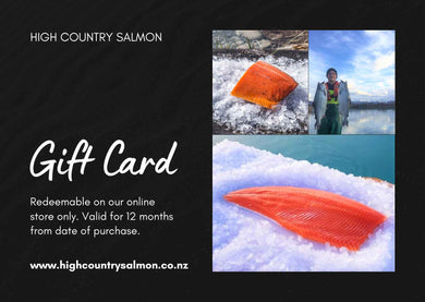 High Country Salmon gift card