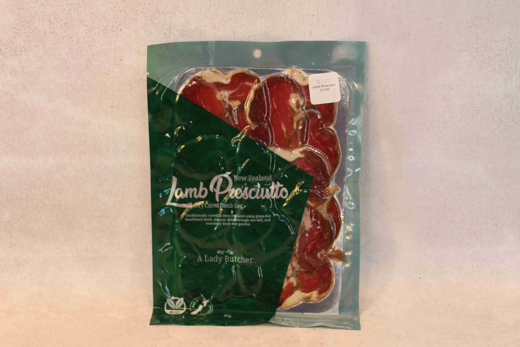 lamb prosciutto from a lady butcher