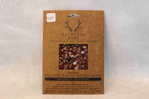 Gathered Game Venison Salami